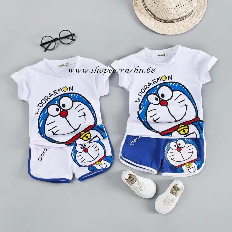 Bộ quần áo trẻ em - Bộ Đoraemon thần thánh cho bé trai và bé gái (HN 451)