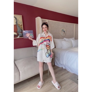Pizama lụa Mango cánh dơi khách đặt trên live
