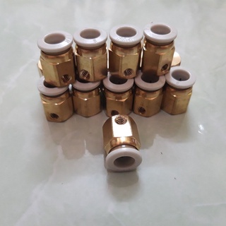 Đế đồng gắn béc phun sương 8mm (đế giữa/ đế cuối ngang/ đế cuối thẳng)