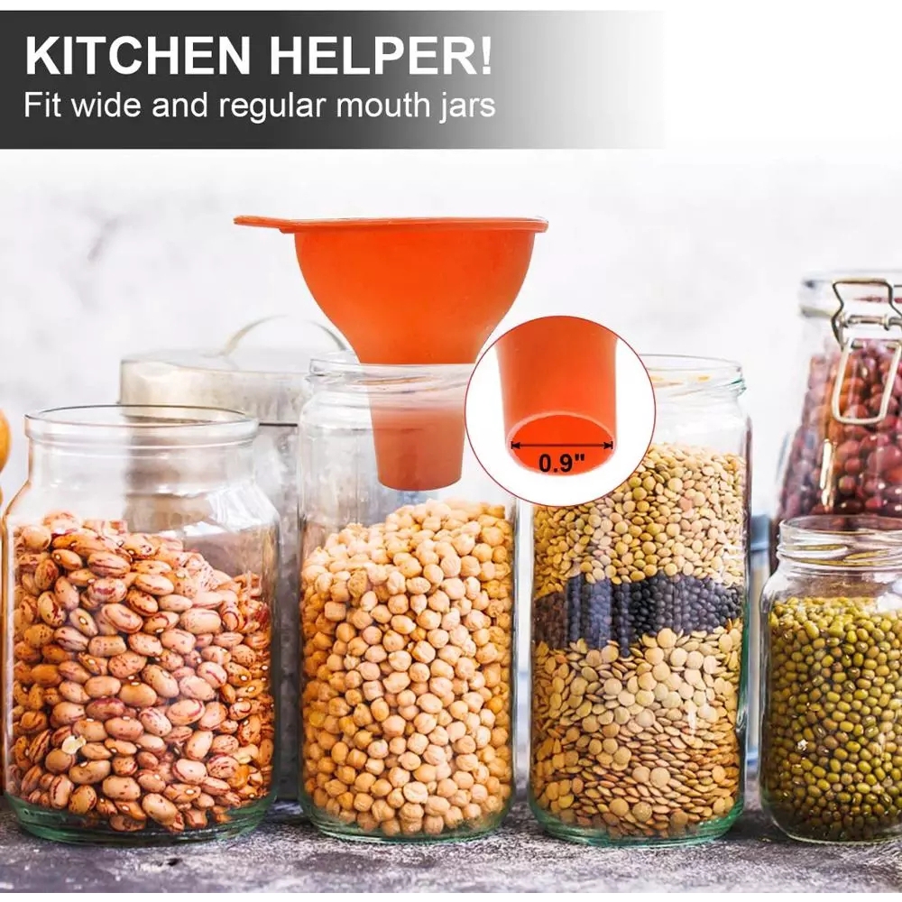 Bộ 3 phễu Walfos bằng silicon miệng rộng tiện dụng