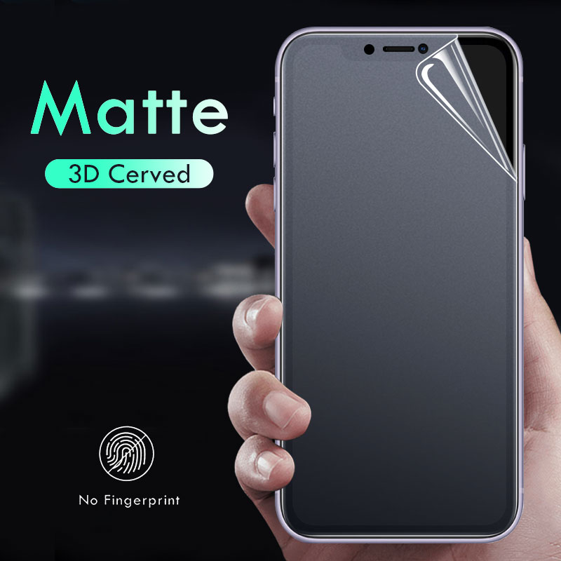 Miếng dán PPF nhám chống vân tay dành cho iPhone 14 13 12 11 Pro Max Xs Xr X 6 6s 7 8 Plus