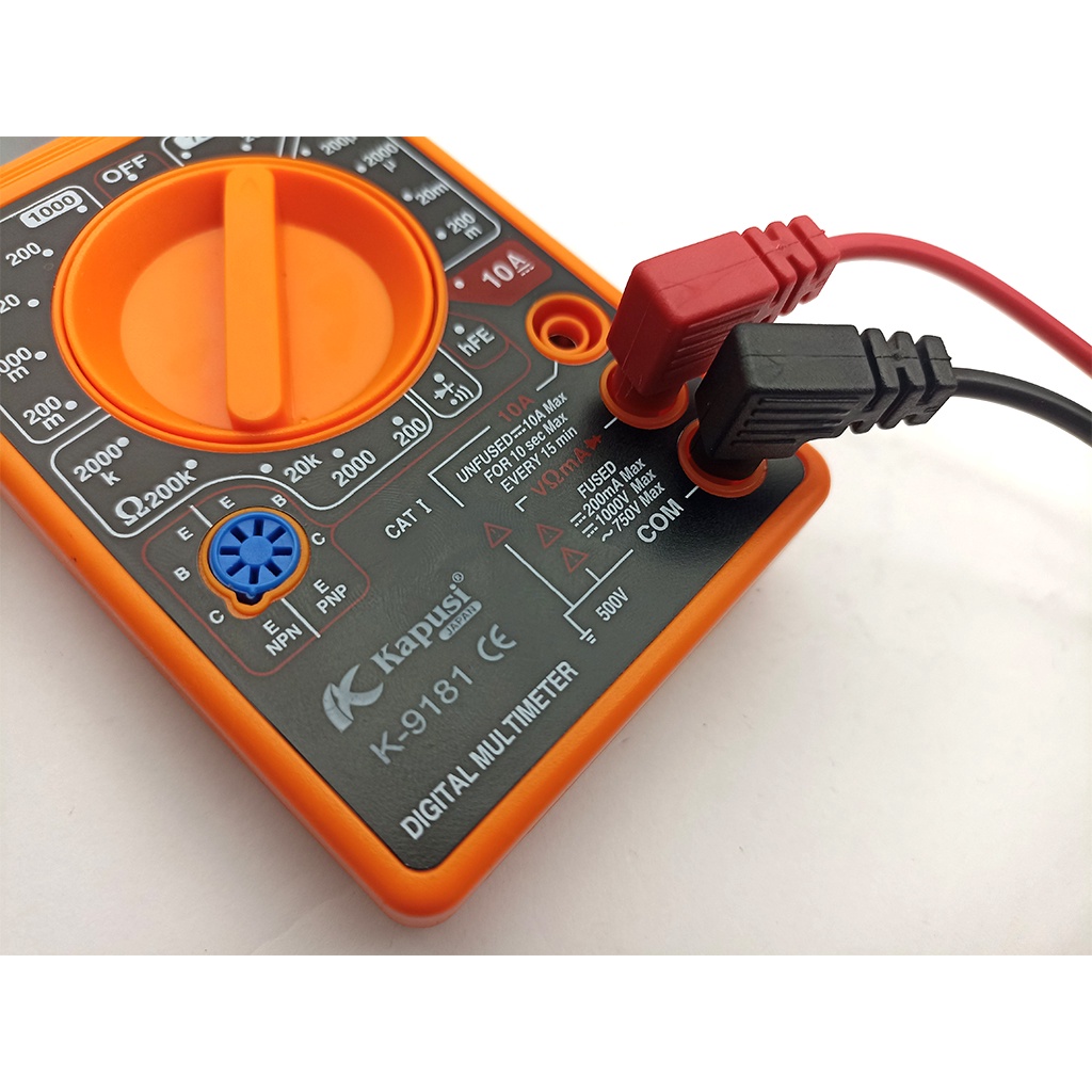 Đồng hồ đo điện vạn năng cho thợ sửa chữa điện tử Kapusi K-9181