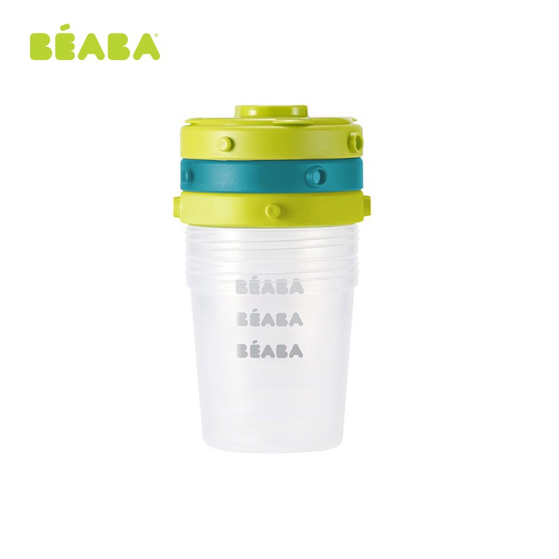 Bộ 6 hộp chia thức ăn size 120-200ml Béaba