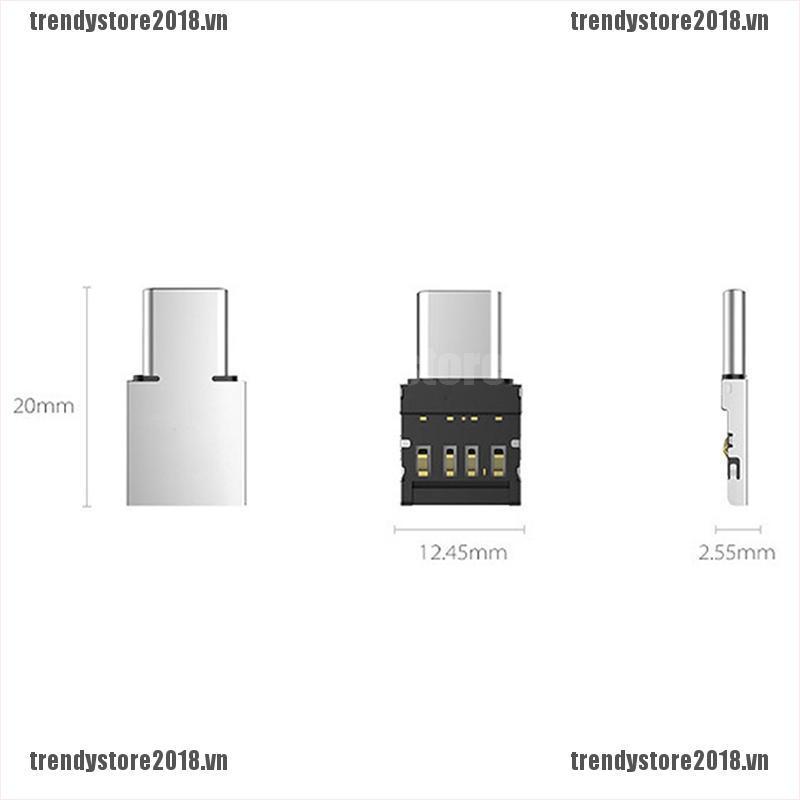 Đầu chuyển đổi đầu cắm USB-C 3.1 Type C sang cổng cắm USB tiện dụng