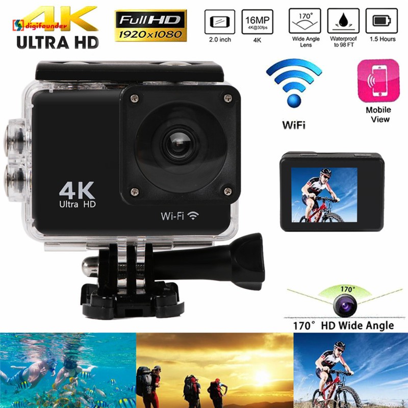 Camera hành trình HD WiFi 2.0" 170D chống nước tiện dụng