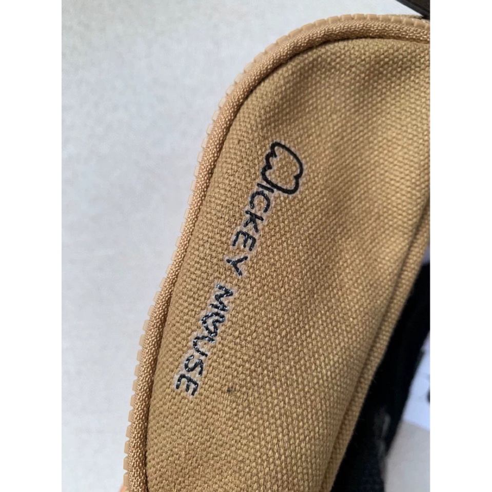 Túi bao tử thời trang túi đeo chéo mickey nâu cho bé trai bé gái