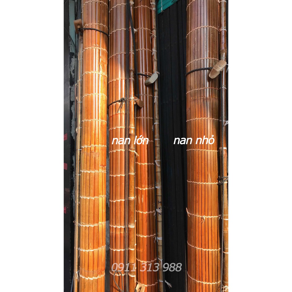 Mành tre che nắng mua ngang 1m x cao 2m, ngang 1.2 x cao 2m