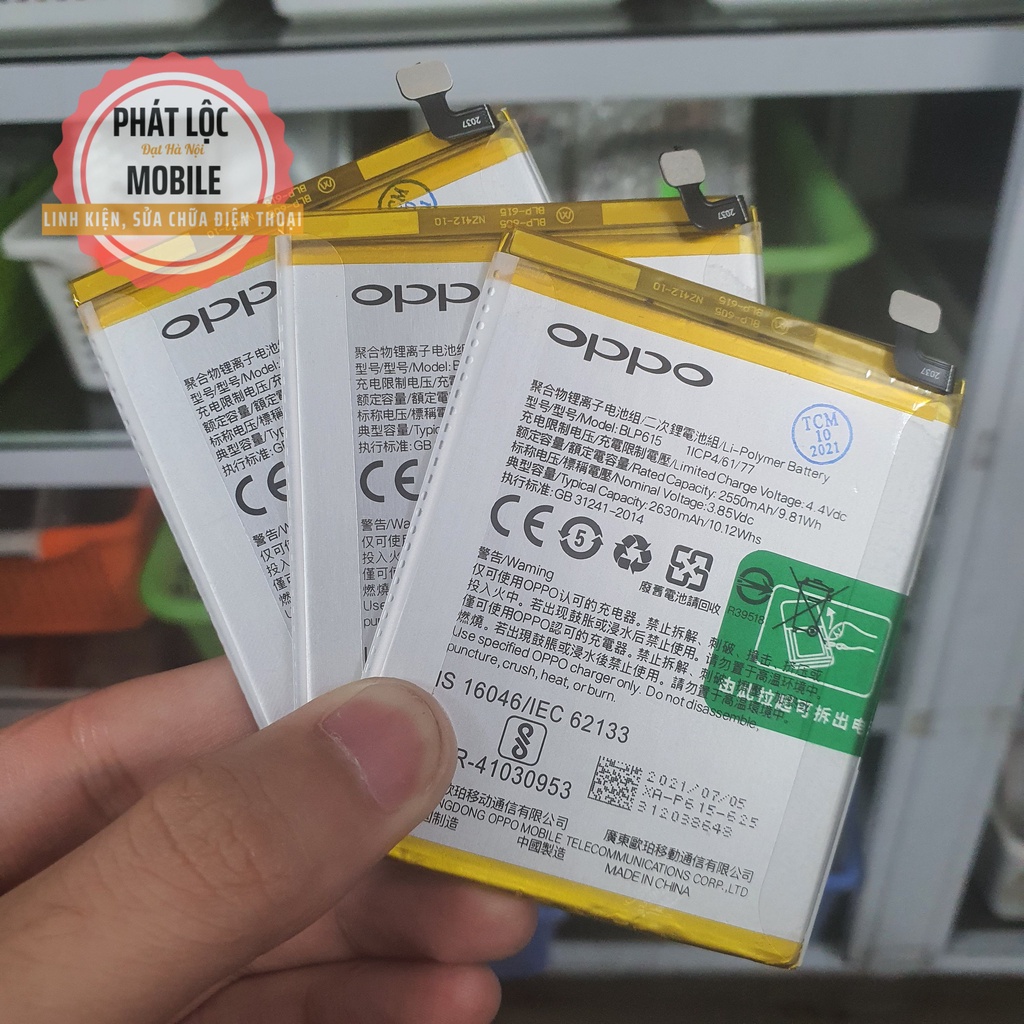 Pin Oppo A37 zin chính hãng dung lượng 2500mAh, mã pin BLP615 , Pin Oppo A37 zin chính hãng