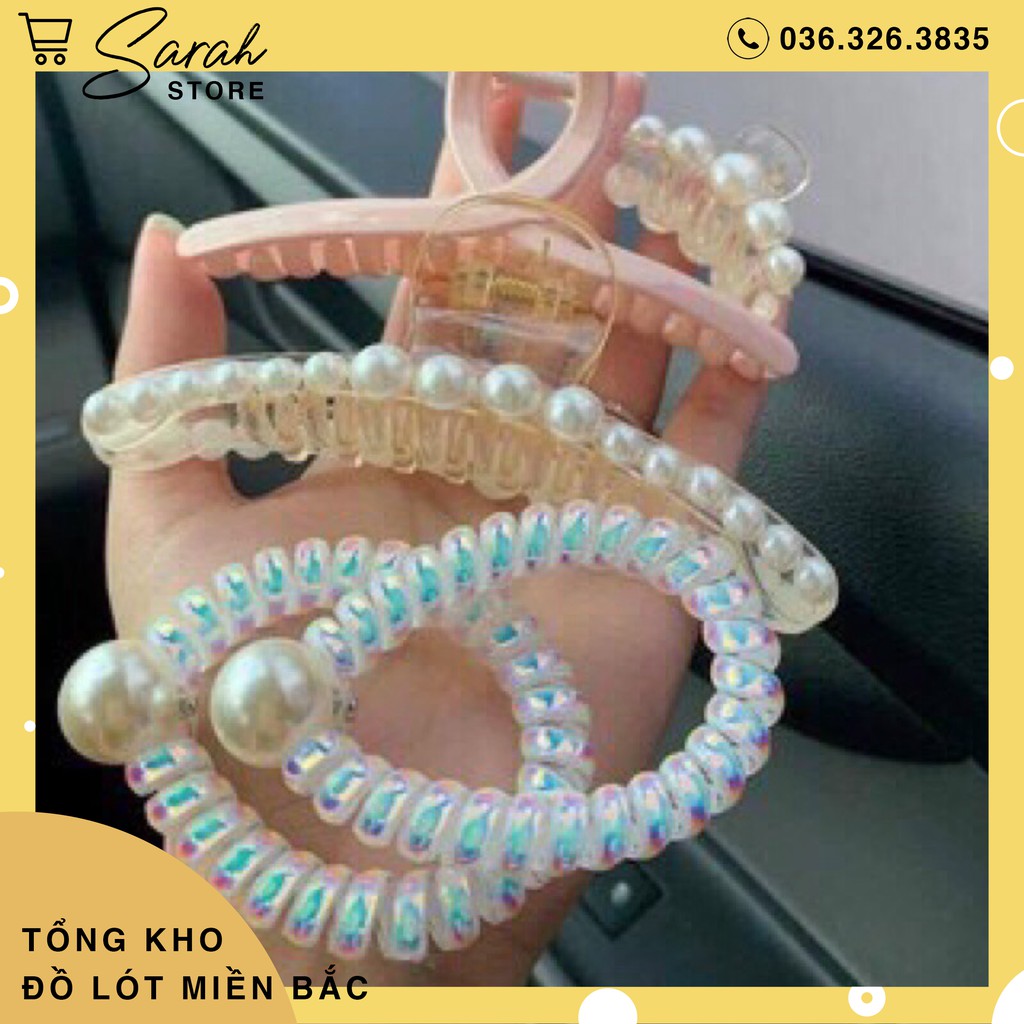 Set 5 Kẹp Tóc Túi Zip Siêu Sang Chảnh
