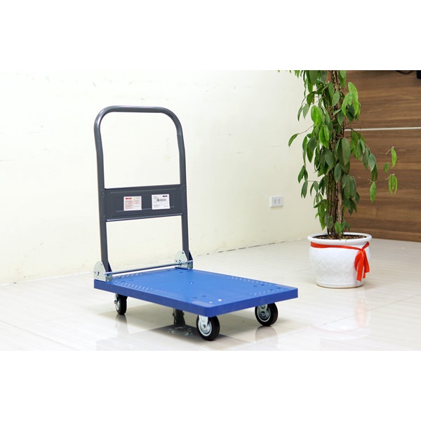 Xe đẩy hàng 4 bánh gấp gọn 200kg Nhập Khẩu Nhật Bản Fujihome,xe kéo hàng gấp gọn đa năng giá rẻ,bánh cao su chống ồn