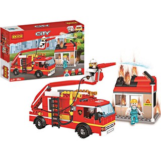W084546 – 328PCS – Đồ chơi Lego xếp hình đội cứu hỏa 4174