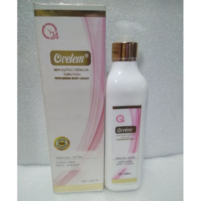 KEM BODY DƯỠNG TRẮNG  OVELEM