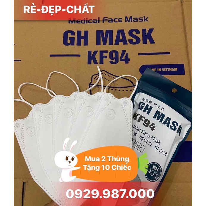 Thùng 300 Chiếc Khẩu Trang GH MASK Kháng Khuẩn Chống Bụi Giá Rẻ