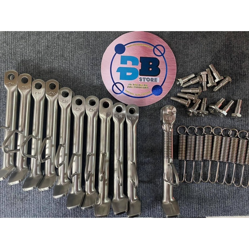 Chân chống nghiên Fuled inox 304 ⚡️HÀNG CAO CẤP⚡️dành cho xe honda