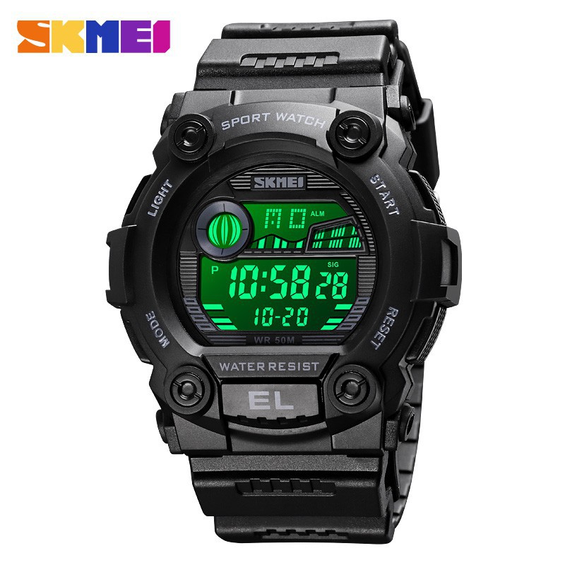 SKMEI Shock Watch Couple Unisex Sports LED Digital watches for Men Adult / kids