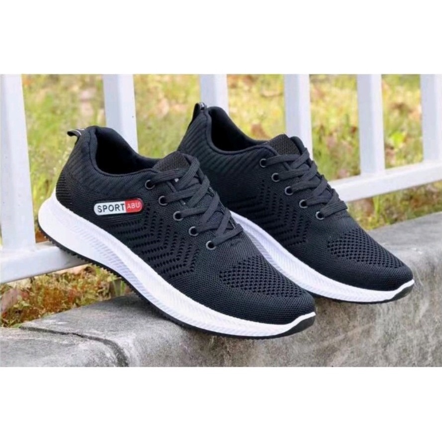 GiàyThể Thao 👟 Giày Sneaker Nam Đẹp Đế Nhẹ Thoáng khí khử Mùi Chuẩn Phong Cách Hàn Quốc k3Đen