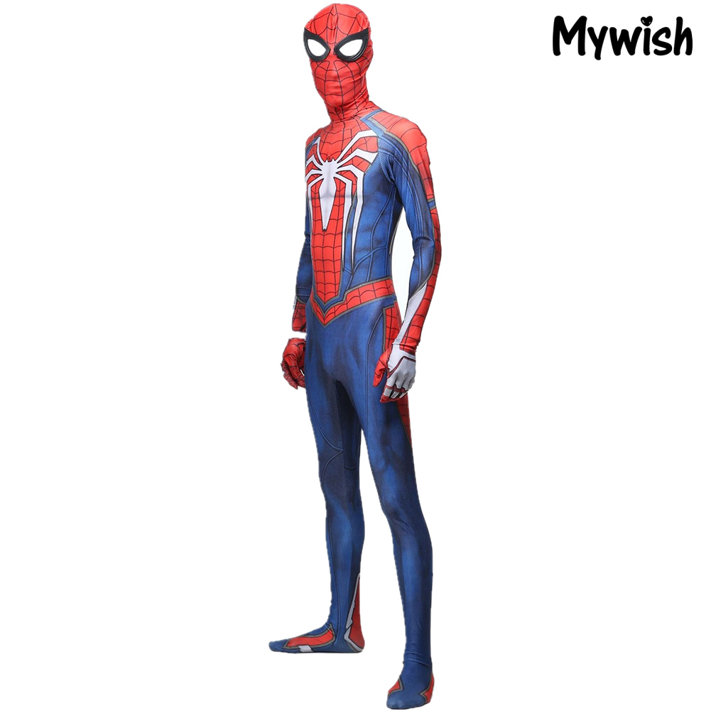 Bộ Đồ Liền Thân Hóa Trang Captain America War / Spiderman Độc Đáo Cho Bé Dịp Halloween