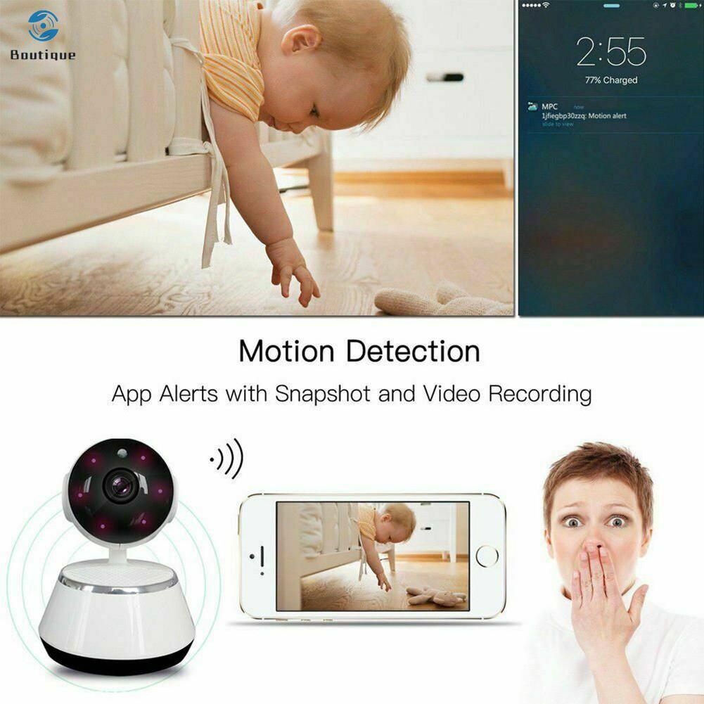 HD 720P Wireless WIFI IP CCTV Camera Smart Home Security Night Vision Indoor