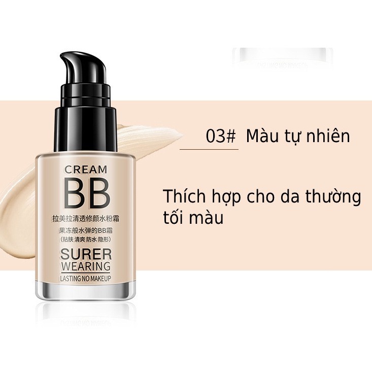 Kem nền Che Khuyết Điểm BB Cream Super Wearing Lameila 30ml Neity LKN2