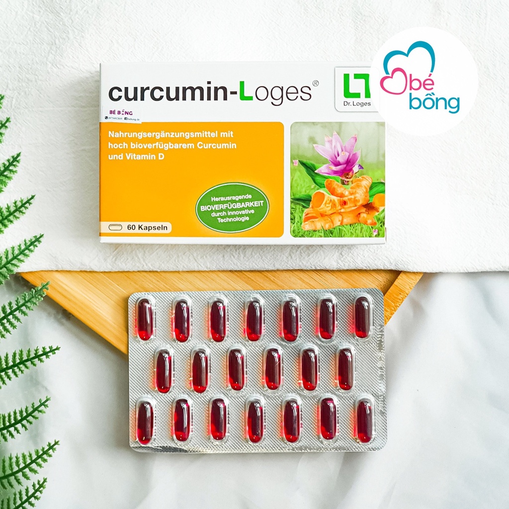 Tinh chất nghệ Curcumin-Loges Đức 60 viên