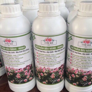 Combo 2 chế phẩm đậu nành trứng chuối ủ humic lên men dành cho hoa hồng