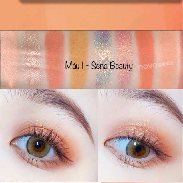 Bảng Mắt Novo Dẹp 9 Ô Soft Eye Shadow Smooth Texture | BigBuy360 - bigbuy360.vn