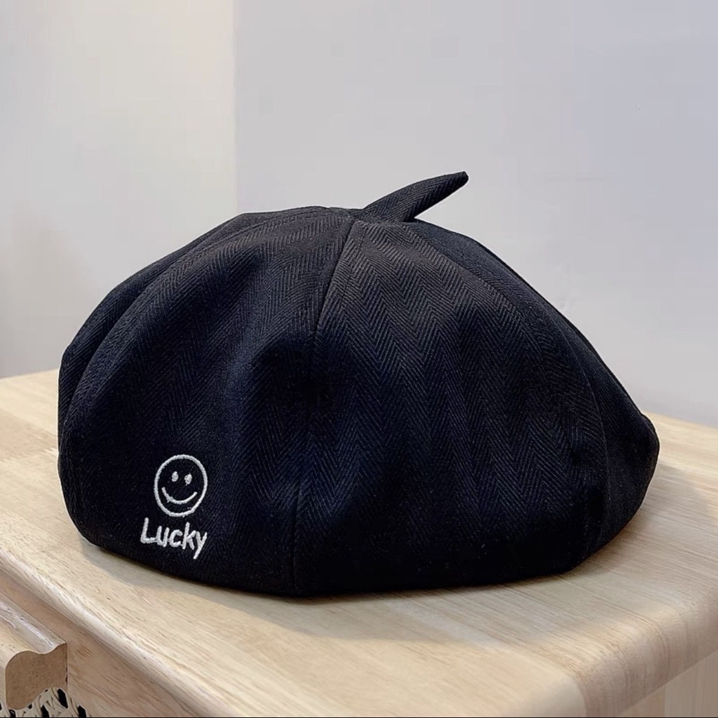 Mũ beret kiểu bí ngô cho bé phong cách thời trang Anh Quốc cho bé, mũ cho bé 1-5 tuổi vòm 48-52cm