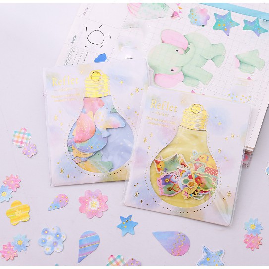 sticker bóng đèn S25 sticker cute sticker dễ thương
