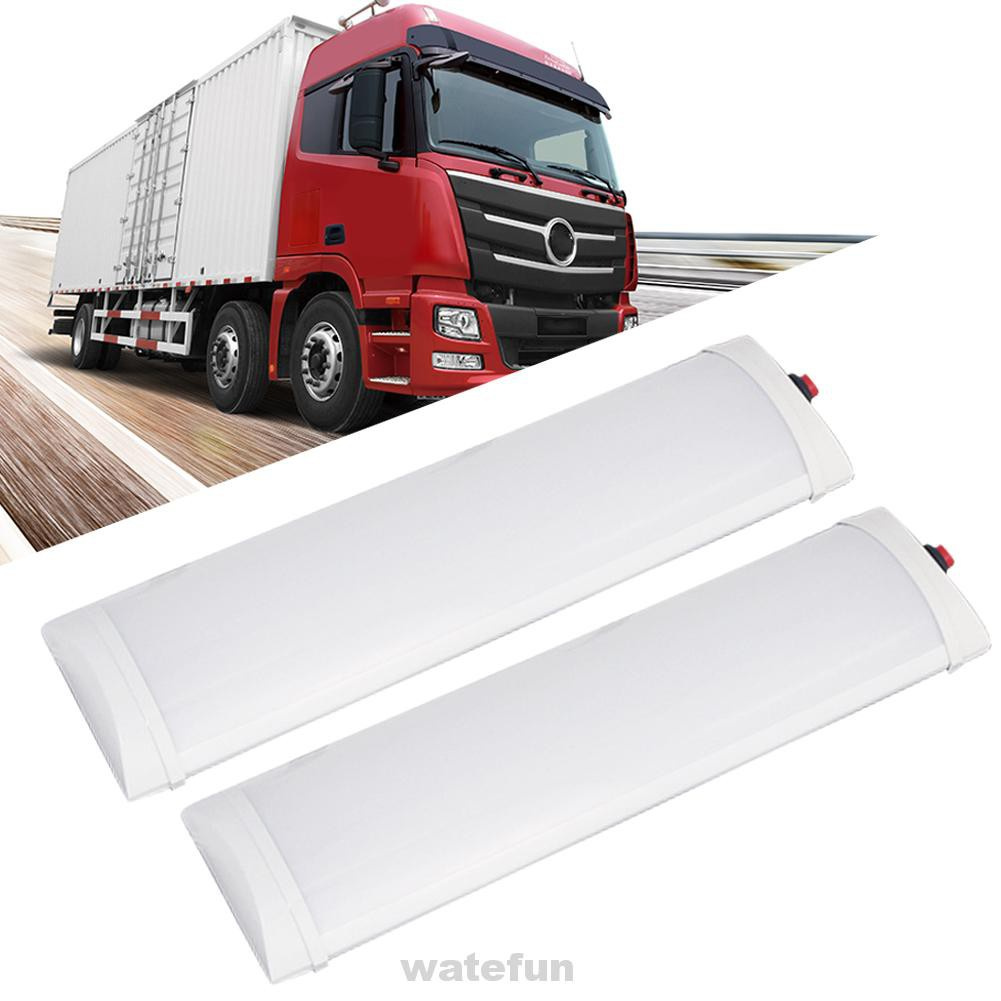 2pcs 72 LED Lamp Bar Lorry Internal Carriage With Switch Reading Truck Vehicle Universal Car Interior Light