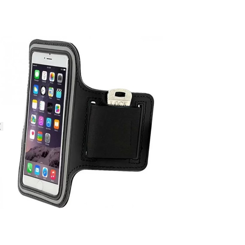 Đai đeo tay armband tập thể thao cho điện thoại iPhone Samsung Lumia 5.5 inch (Black) - Phukienchobanvip