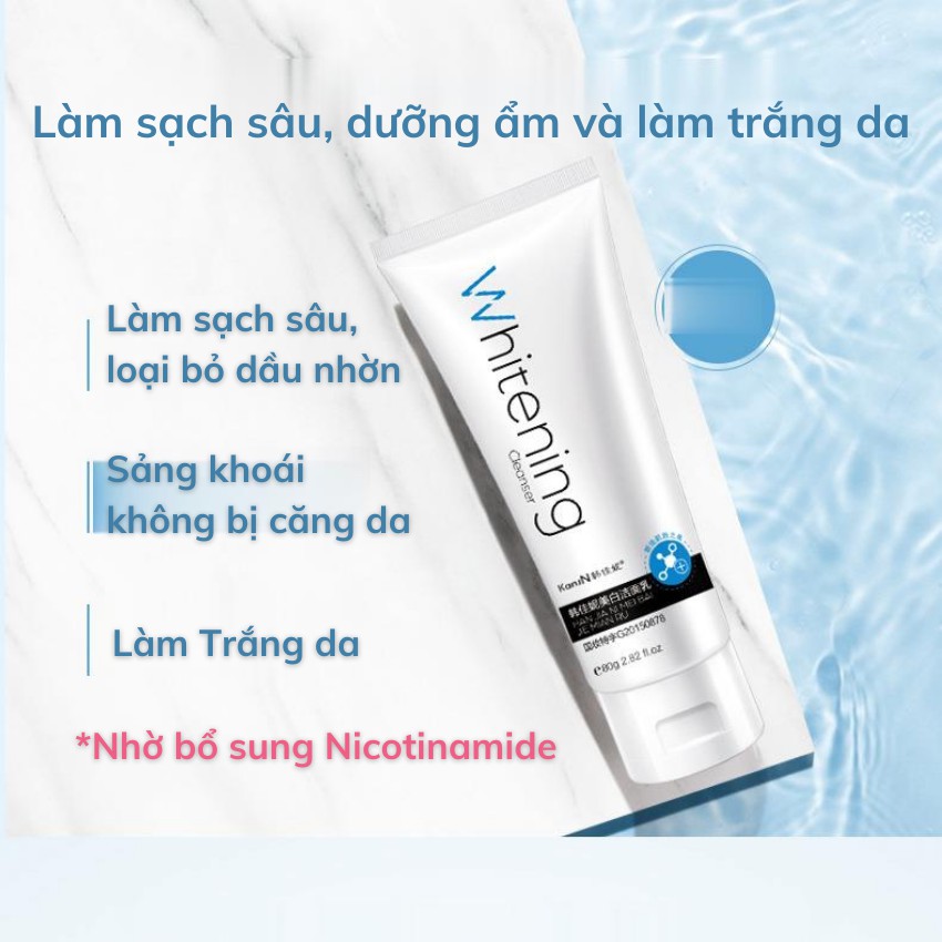 Sữa Rửa Mặt Trắng Da KanJN 80g Dưỡng Ẩm Sạch Sâu pH5.5 Ngăn Ngừa Mụn Nhẹ Nhàng cho da Pergolden KA043 | BigBuy360 - bigbuy360.vn