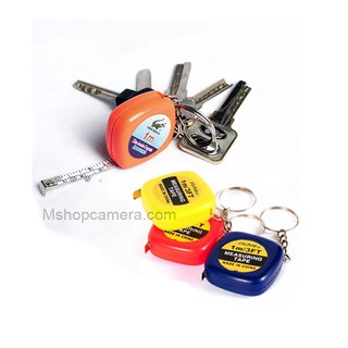 Móc khóa thước rút mini 1m v1
