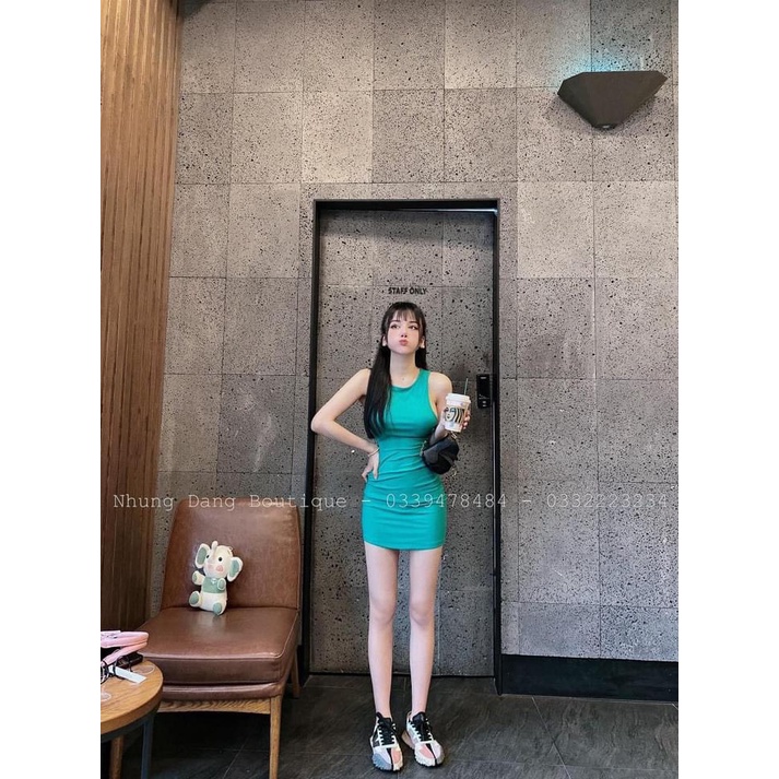 Đầm Body Sát Nách Phom Ngắn Chất Thun Gân Thích Hợp Mặc Đi Tiệc Đi Làm Đi Chơi Phù Hợp Với Mọi Phong Cách