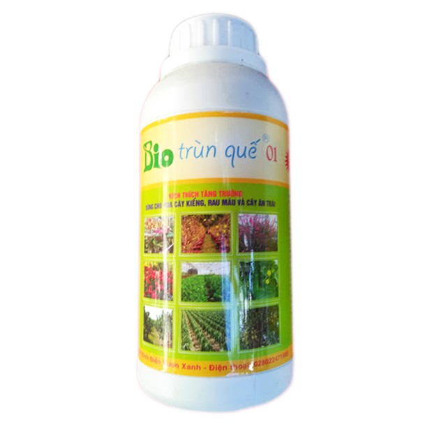 Phân trùn quế nước, dịch trùn quế thủy phân Bio 01 04 kích thích chồi lá phát triển , kích ra hoa nhiều (chai 500ml)