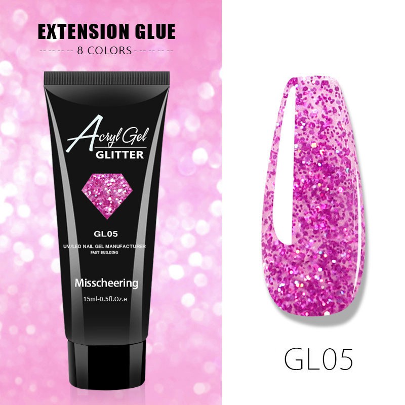 [Hàng mới về] Gel sơn móng tay UV Acrylic ALEX kim tuyến lấp lánh không gây đau 15ml | BigBuy360 - bigbuy360.vn