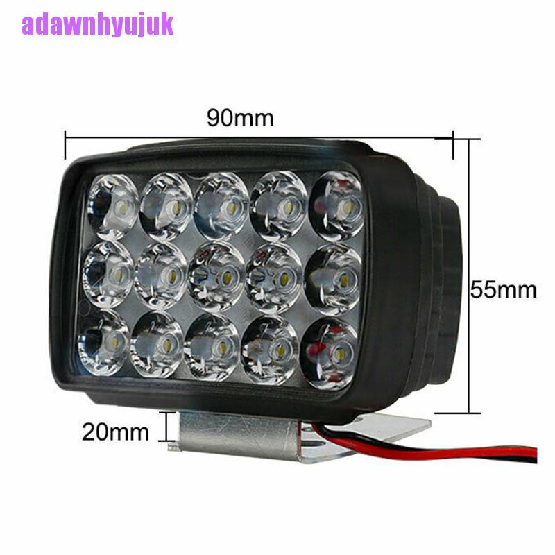 Đèn pha led 15 bóng 1000LM chuyên dụng cho ATV UTV Scooter Moto