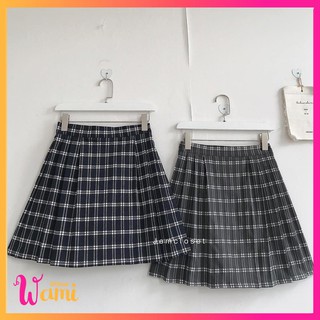 Chân váy ngắn caro phong cách Hàn thể thao, năng động NIMOL - 3281 Wami.official
