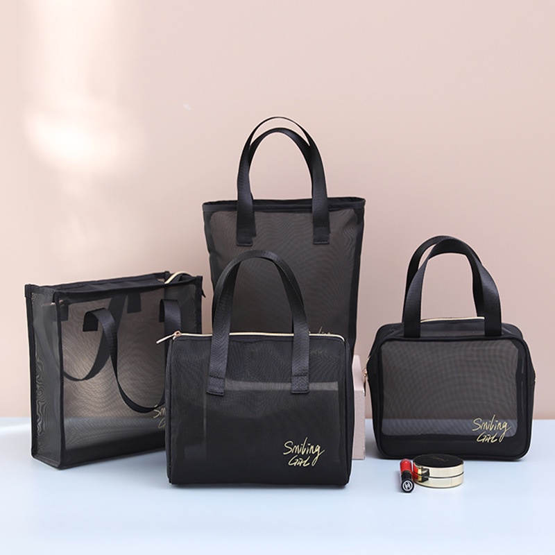 Túi Lưới Đựng Mỹ Phẩm Cầm Tay Du Lịch Tiện Lợi