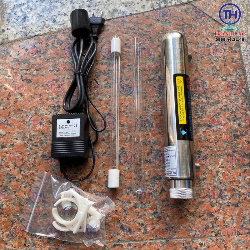 BÓNG ĐÈN UV 14W AQUAPRO ⚡️ XẢ KHO ⚡️ DÀI 30 Cm - ĐÈN UV DIỆT KHUẨN MÁY LỌC NƯỚC - ĐÈN UV MÁY LỌC NƯỚC