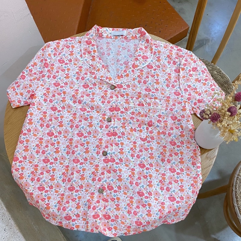 PIJAMA ĐỒ BỘ MẶC NHÀ VẢI THÔ COTTON LỤA MÁT LẠNH QUẦN ĐÙI ÁO CỘC