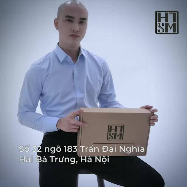 Áo sơ mi nam trắng dài tay HTSM MAGNOR vải trơn, vải Polyspun chống nhăn, cổ bẻ, dáng slimfit công sở không túi ngực | BigBuy360 - bigbuy360.vn