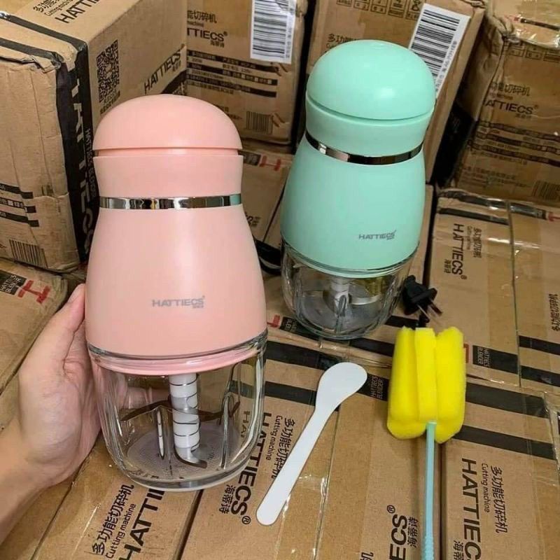 Máy xay Hattiecs dung tích 300ml xay đồ ăn dặm cho bé