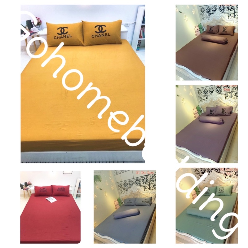 Ga Trải Giường Chất Liệu Đũi Cao cấp❄️mát mẻ thích hợp cho mùa hè hàng mẫu mã sang trọng