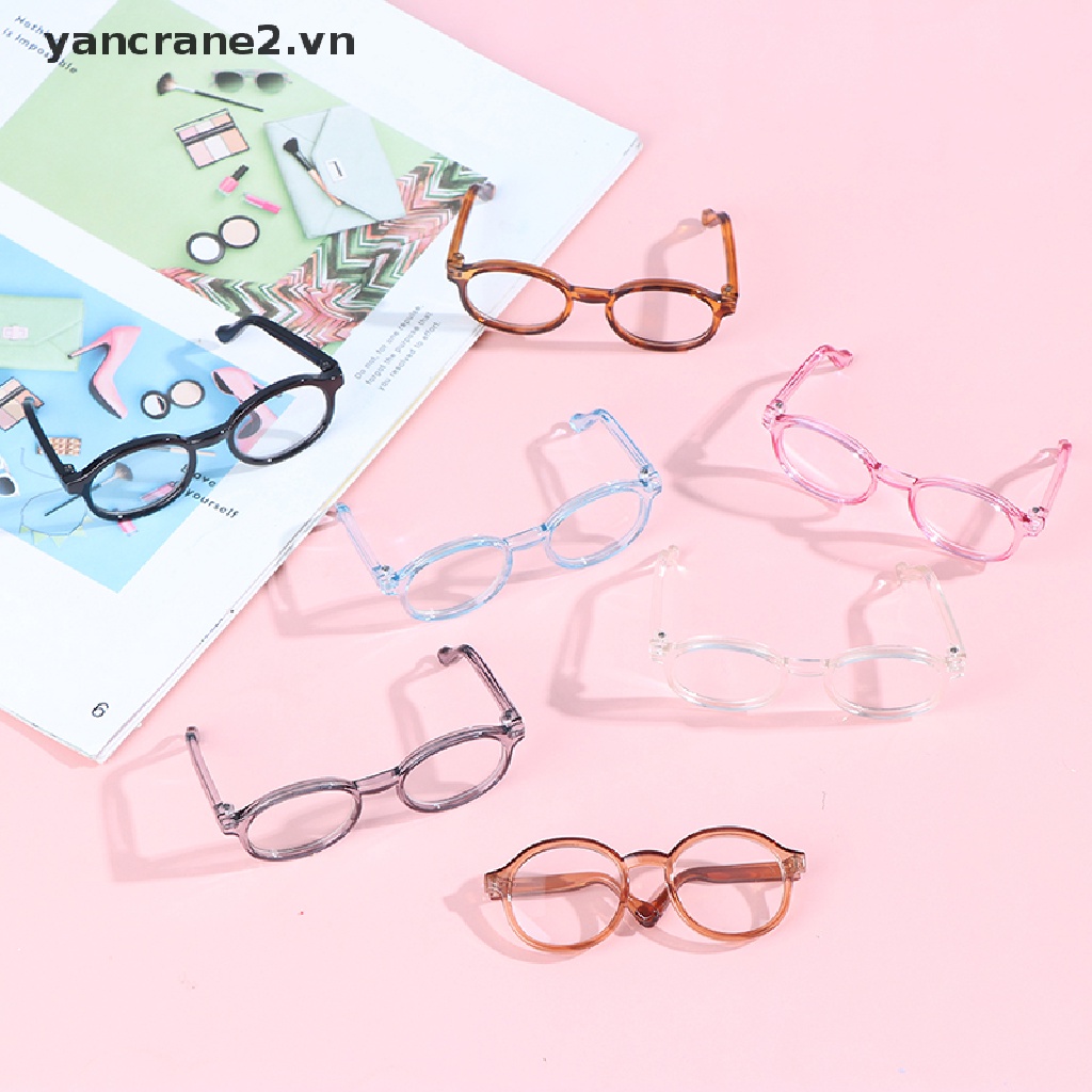 1 Mắt Kính Tròn Trong Suốt 9CM Dành Cho Búp Bê 1 / 6 {yancrane2.vn}