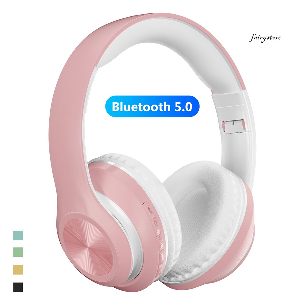 Tai Nghe Chụp Đầu Không Dây Có Thể Sạc Lại Fs + P68 Kết Nối Bluetooth 5.0