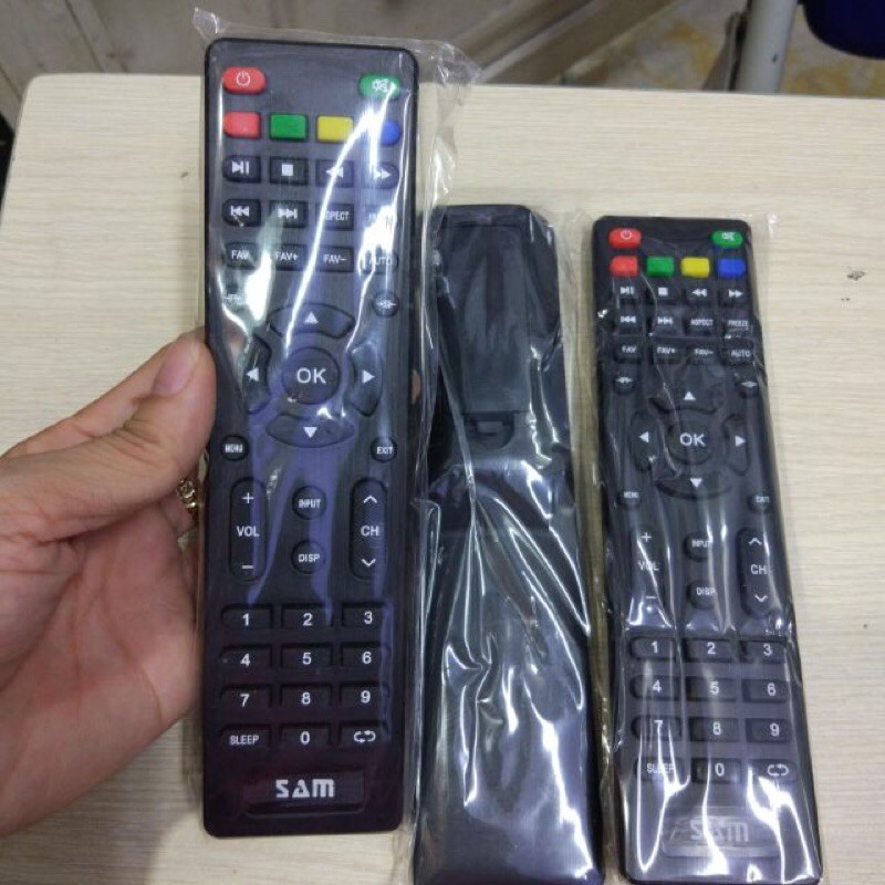 Remote Tivi - Điều khiển TV SAM ASANZO DALING đều sử dụng được