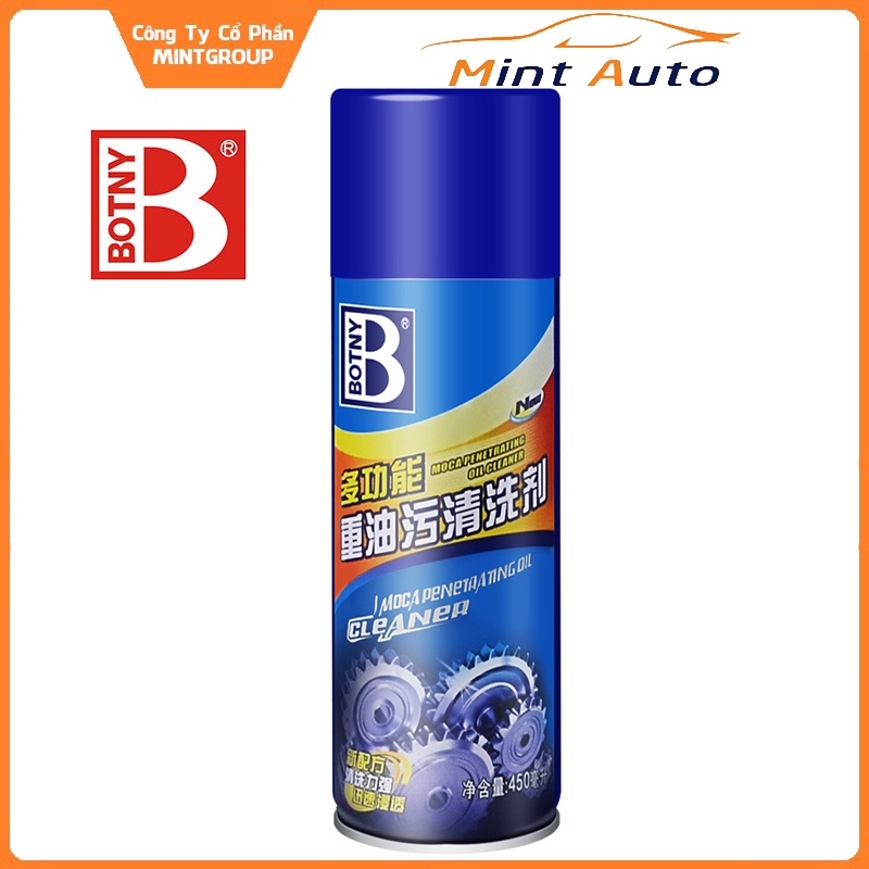 Chai xịt tẩy rửa vệ sinh sên đa năng Botny B-2055 siêu sạch dung tích 450ml