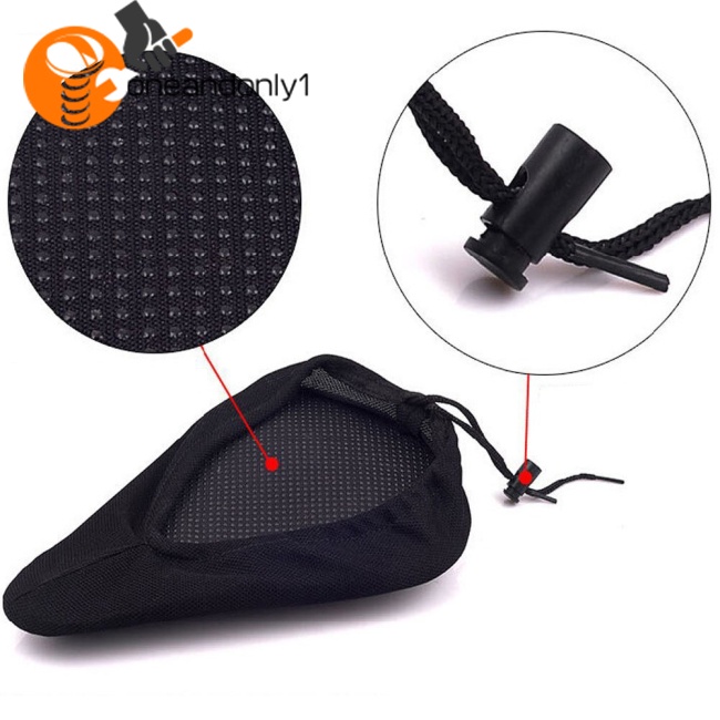 Vỏ Bọc Yên Xe Đạp Dài Màu Đen Mềm Mại Tiện Dụng