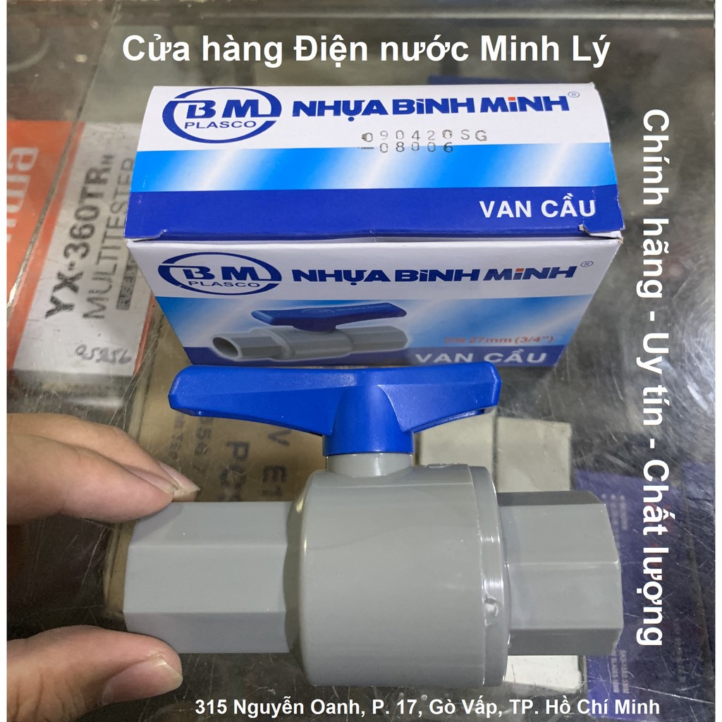 Van Cầu – Van Khóa Nước  Bình Minh Nhựa ABS Cao Cấp