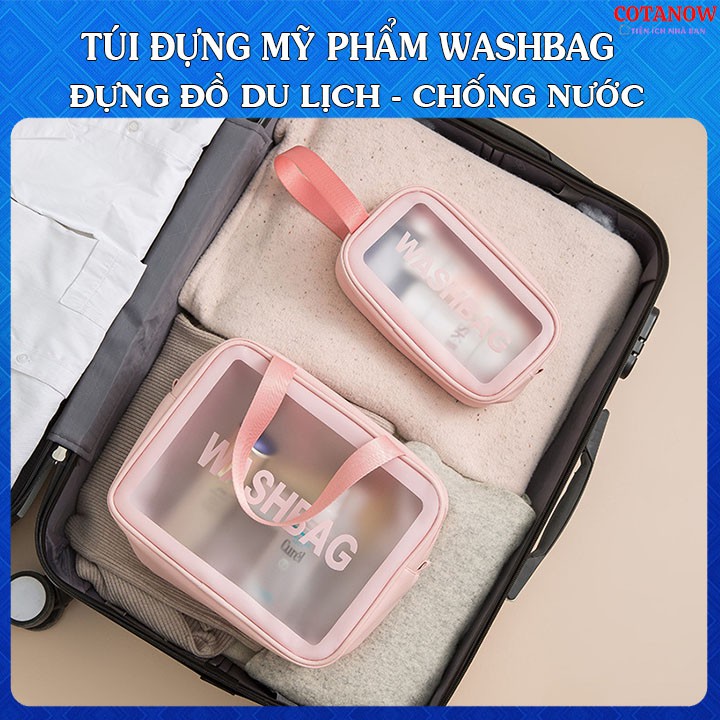 Túi Đựng Mỹ Phẩm Washbag Cao Cấp, Chống Nước COTANOW